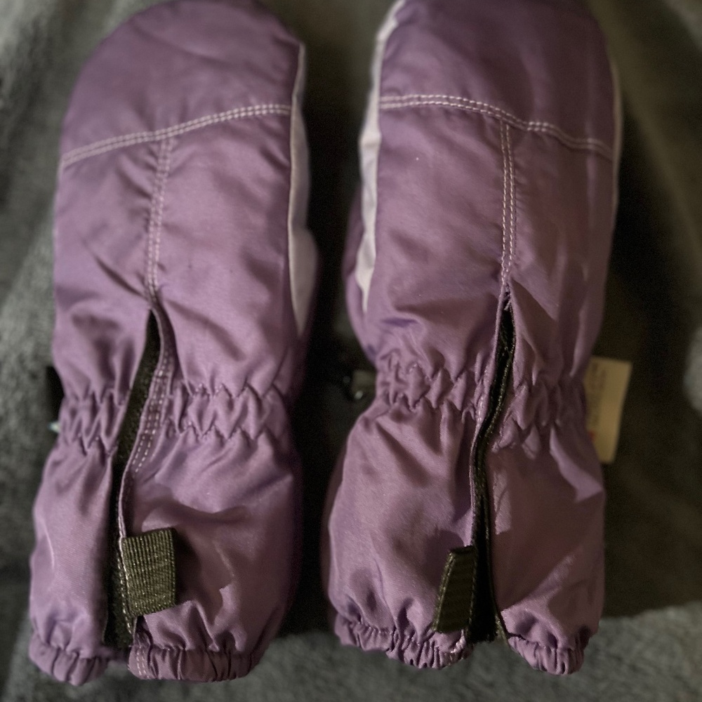 3M Thinsulate Purple Mittens for Kids
